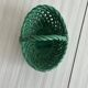 Panier en céramique verte