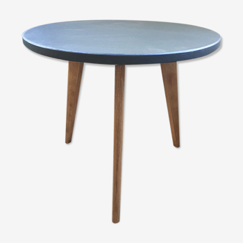 Table basse tripode verte