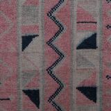 Vintage Turkish Oushak Rug Handwoven 95x300 cm