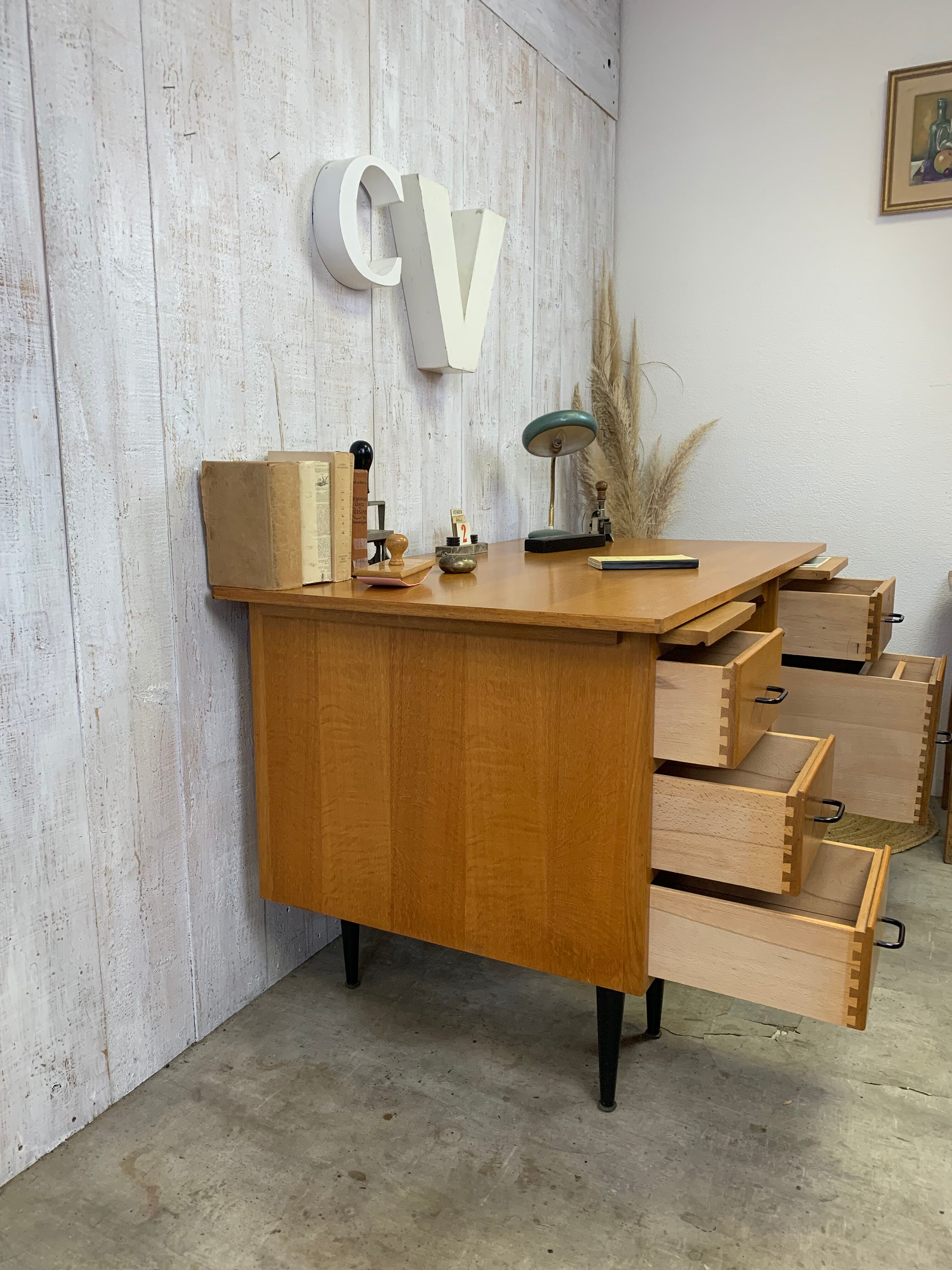 Vintage foreman desk