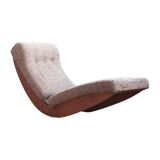 Upholstered chaise longue