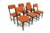 Set de 6 chaises scandinave en hêtre, Suède, 1960