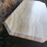 Coffee table in travertine