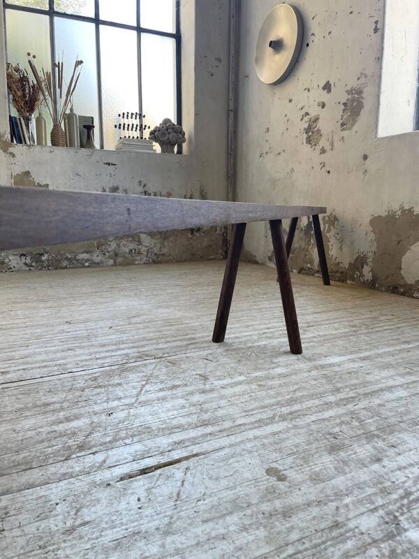 Banc de ferme en chêne massif 3m