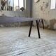 Solid oak farm bench 3m