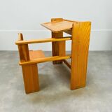 Folding pine children's desk by Trama, desk