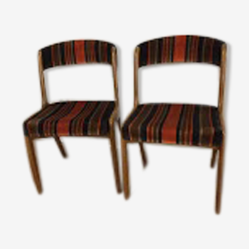 2 chaises gondole velours