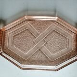 Plat rose art déco