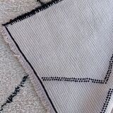 Beni Ourain Moroccan rug white - 296 x 200 cm