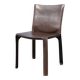 CAB 412 chair by Mario Bellini, Cassina, vintage brown saddle leather.