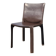 CAB 412 chair by Mario Bellini, Cassina, vintage brown saddle leather.