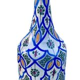Antique Moroccan Ceramic Vase Signed - XXL Size
