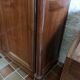 Cherry wood column wardrobe