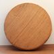 Plateau rond rotin et nacre