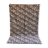 Black berber carpet 247 x 154 cm