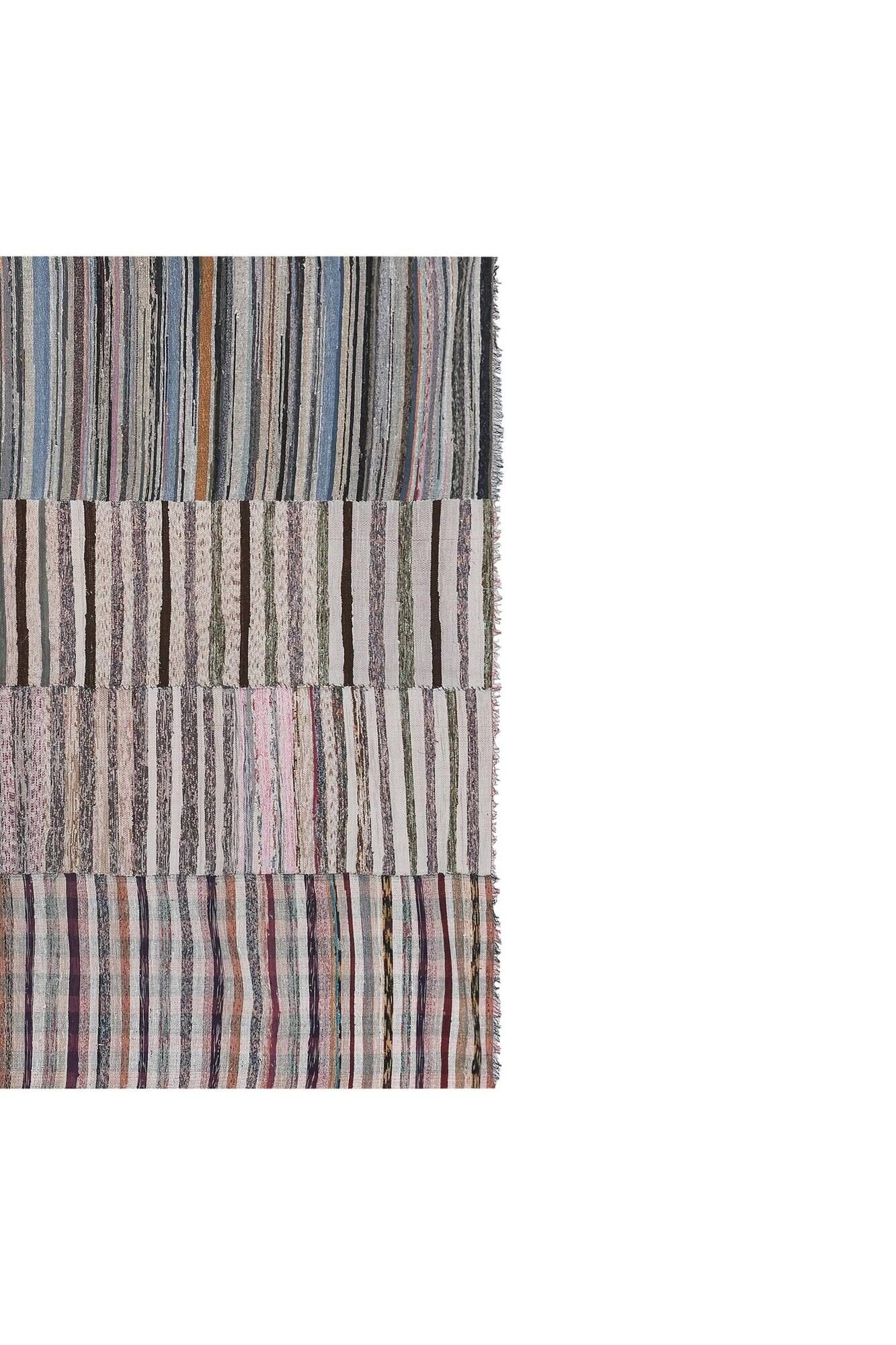 Vintage Turkish kilim handwoven 244x324 cm