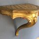 Wall console wood and stucco gilded fine XIX