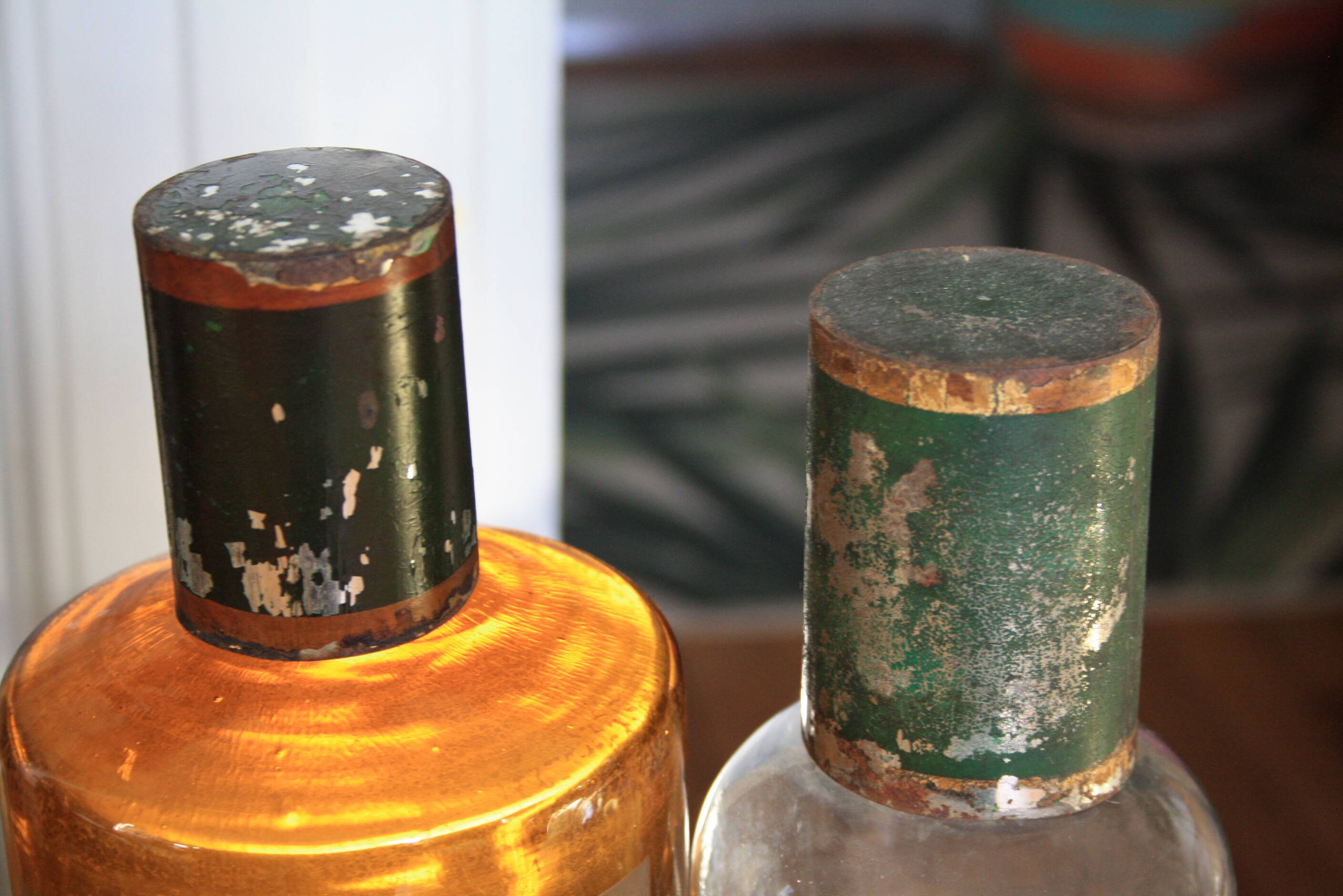 Lot of medicine bottles