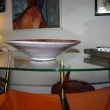 Large vintage ceramic 1950 signed accolay