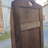 Wooden coat rack trunk