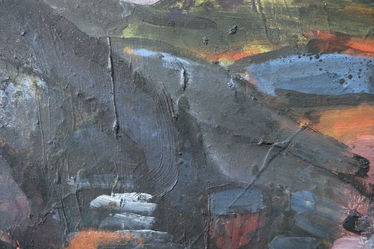 Gerhard Lundberg (1905-1980), Swedish Modern Painting, 1972, Oil on Panel, Framed