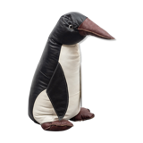Leather decoration object, 70s, penguin