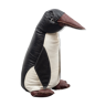 Pingouin en cuir, années 70, pingouin