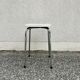 White formica stool