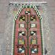 Small handmade area kilim rug carpet