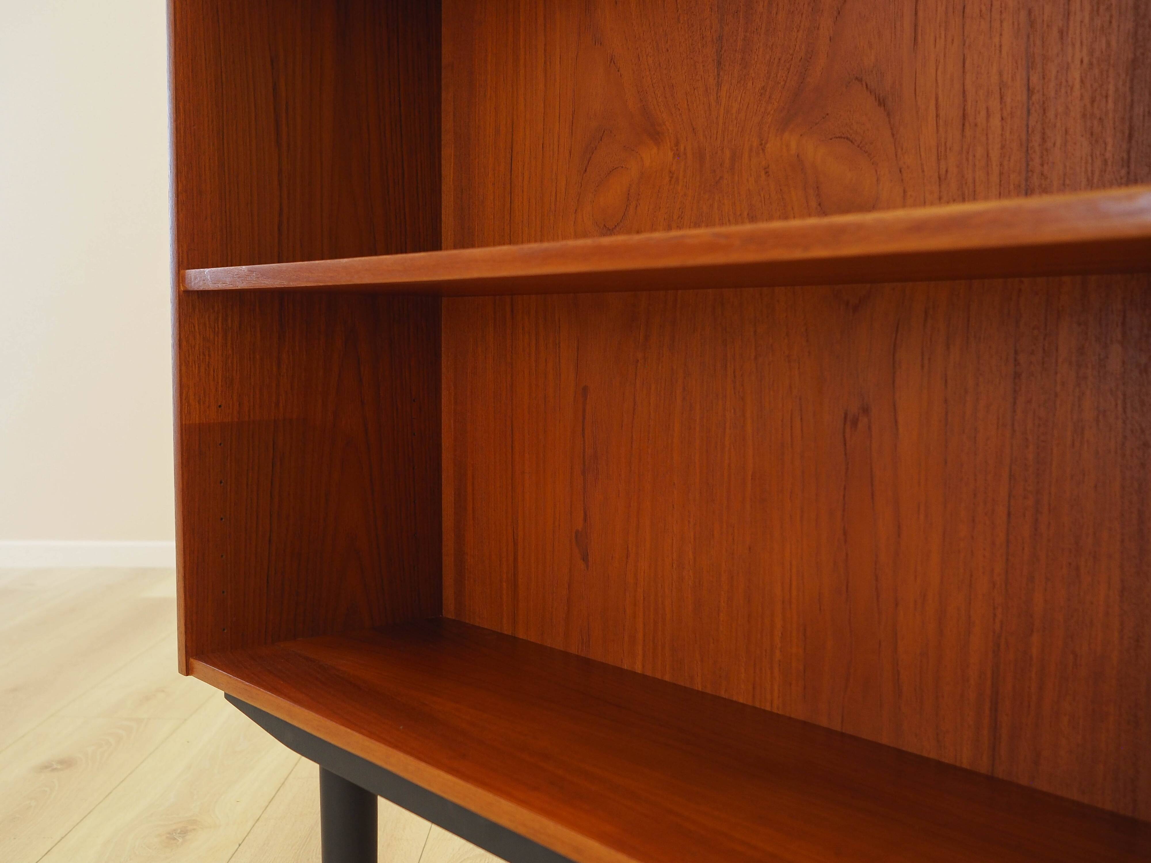 Teak bookcase, Danish design, 1970s, manufactured by Clausen & Søn