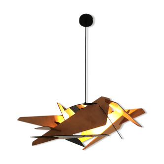 Suspension design wood and plexiglass