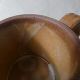 6 stoneware cups and saucers