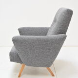 Mid-century Armchair,Czechoslovakia,1960's.