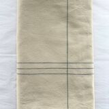 Nappe, écru, surpiqûres bleue/verte
