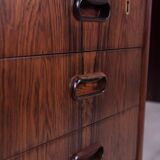 Rosewood desk by Gunnar Nielsen Tibergaard for Tibergaard, 1960s