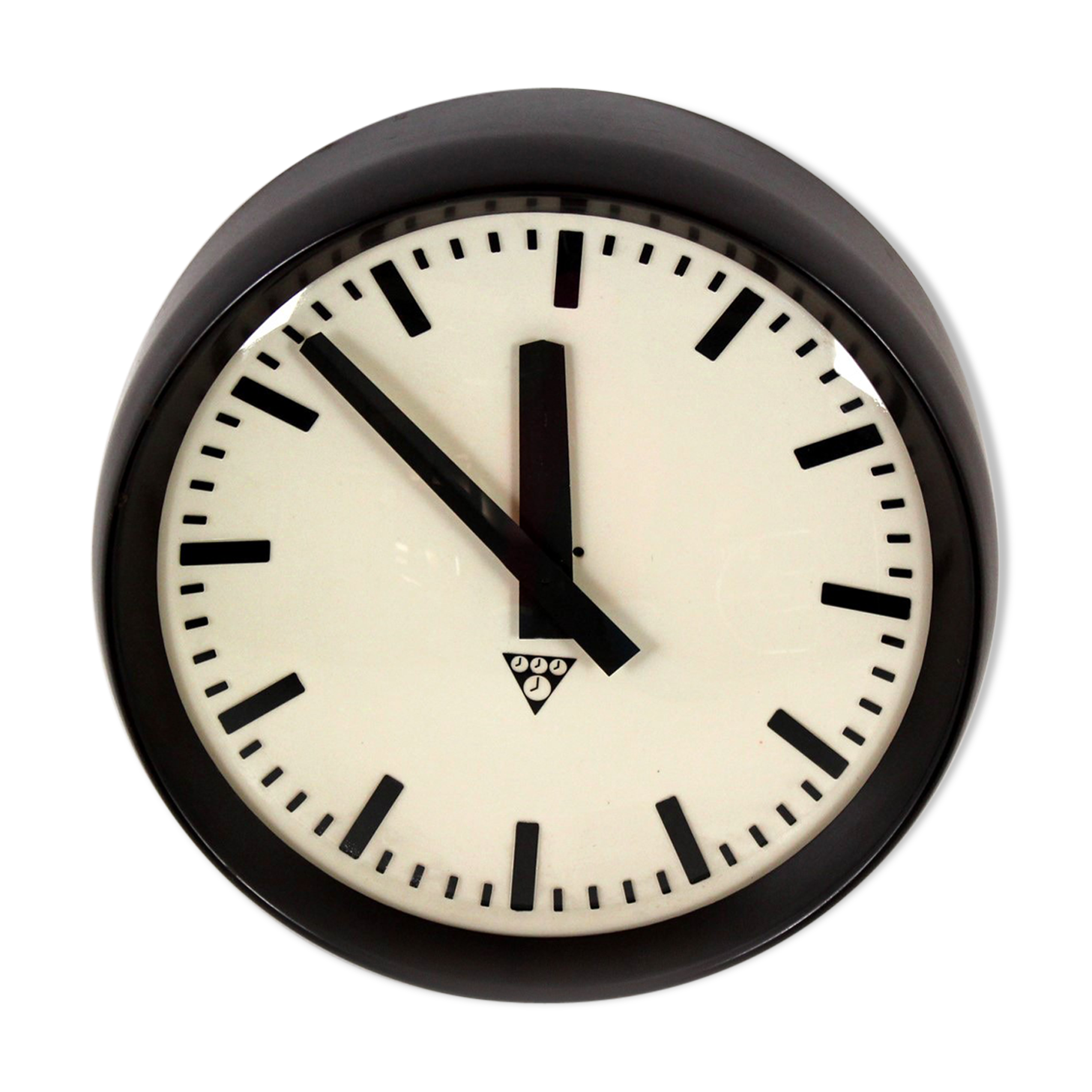 Railway clock from Pragotron, 1950