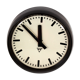 Railway clock from Pragotron, 1950