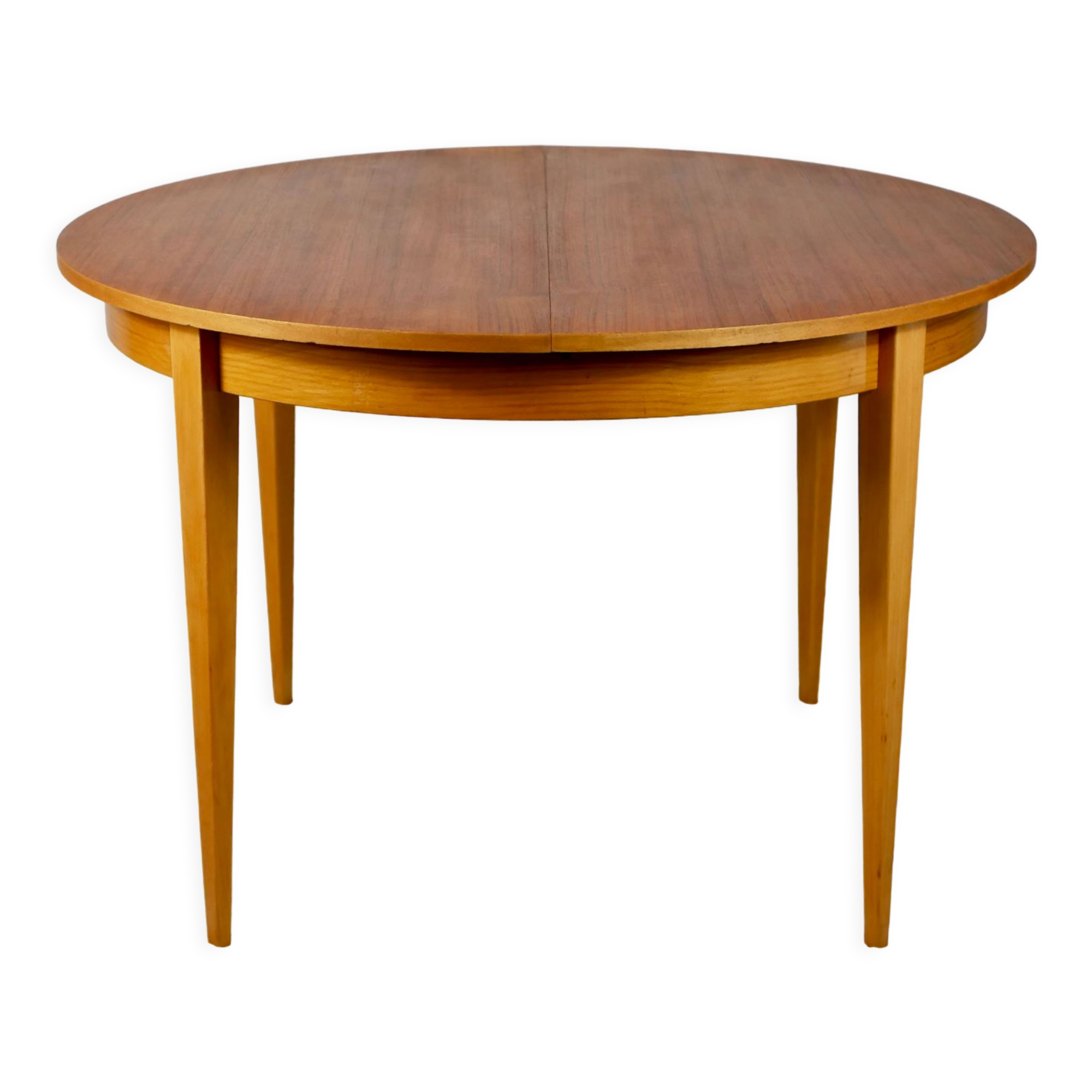 Scandinavian style teak table with butterfly extension