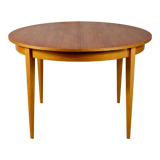 Scandinavian style teak table with butterfly extension