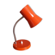 Lampe de bureau flexible années 70 orange