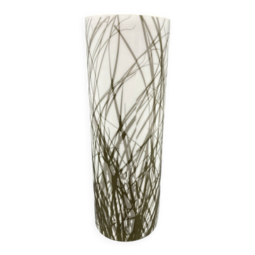 Vase Arzberg des années 1970,     décor végétal abstrait évoquant des
