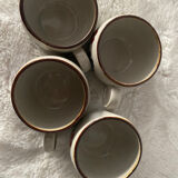 4 vintage cups
