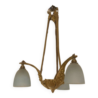 Lustre en bronze