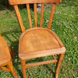6 sanded bistro chairs