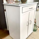 Vintage white metal furniture