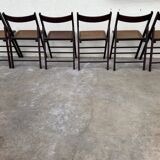 Cane folding chairs
