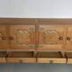 Oak sideboard by Guillerme and Chambron 1960