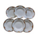 6 hollow plates of Céranord St Amand model Cotentin