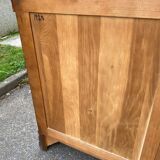 19th century Louis Philippe solid oak sideboard