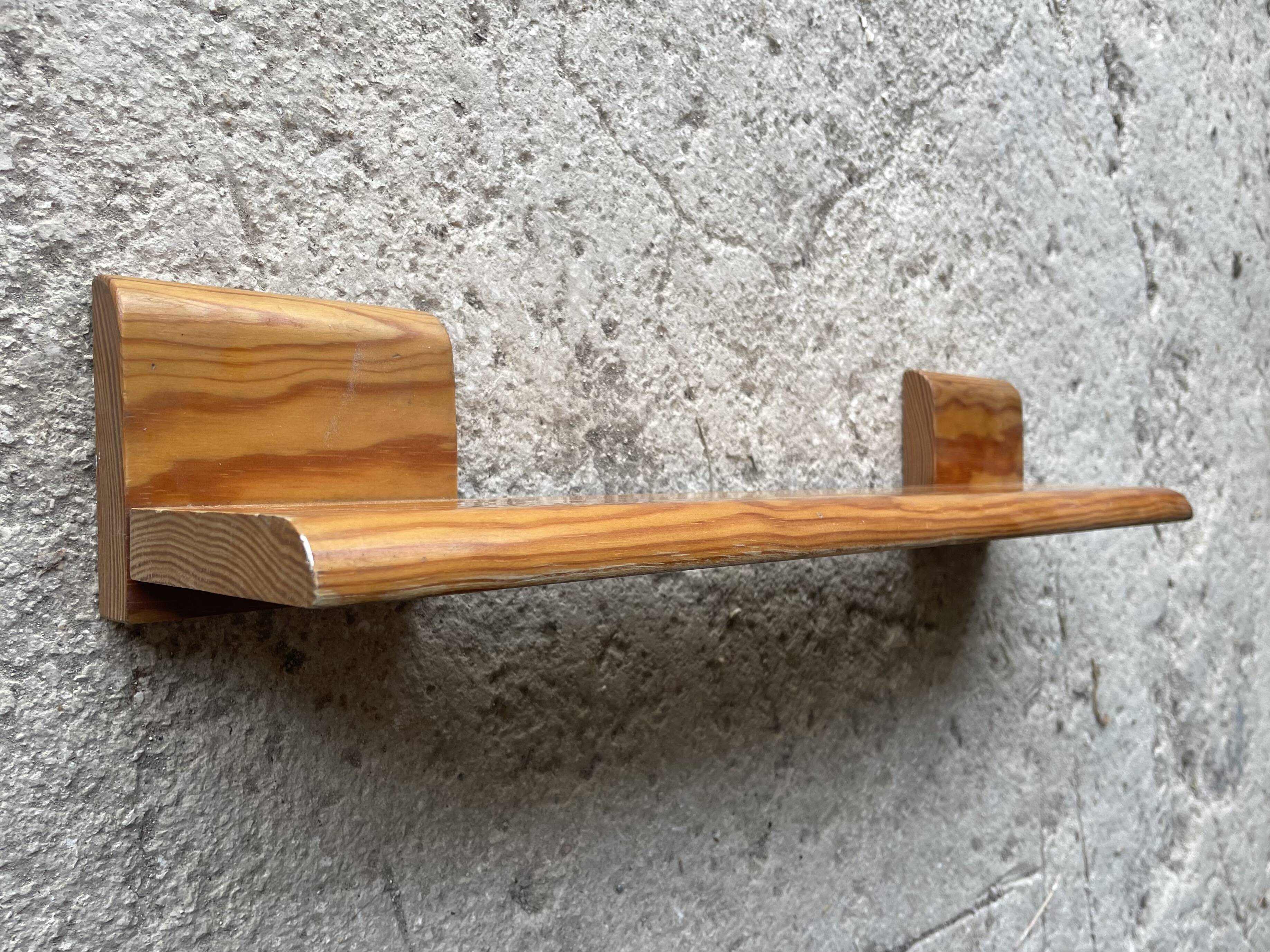 Vintage pine wall shelf